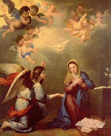 Annunciation, Bartolome Esteban Murillo